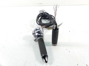 Harley Davidson Softail Dyna Sportster Left Right Chrome Hand Control Switch Set | Mototech271