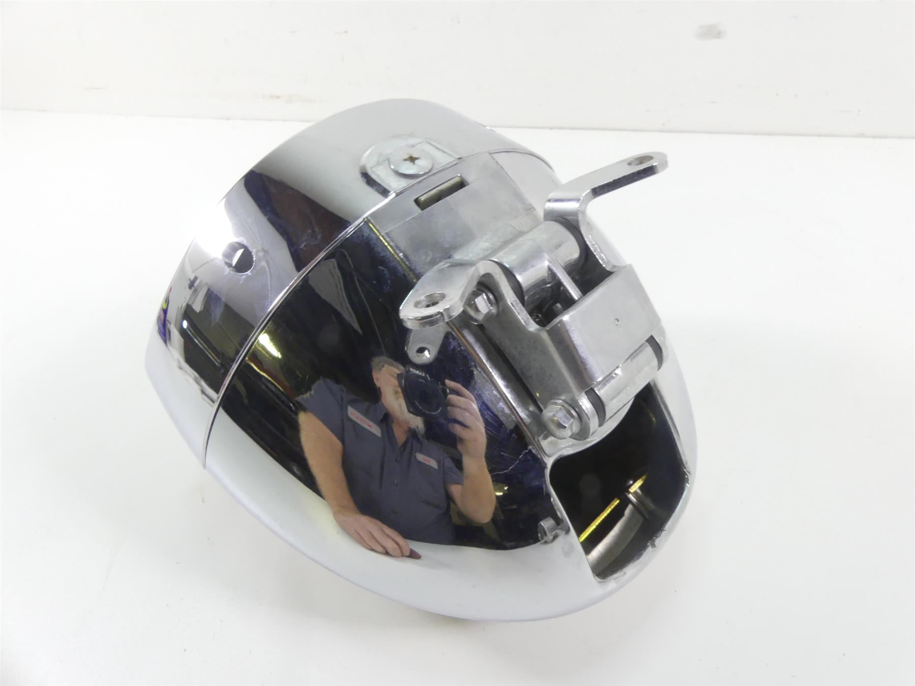 2007 Honda VTX1800 T1 Headlight Head Light & Chrome Housing Set 33120-MEA-671 {{ shop.shopifyCountryName }} - Mototech271