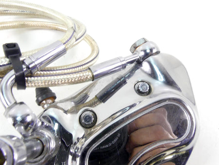 2017 Harley Softail FXSB Breakout Front Left Chrome Brake Caliper 44382-99C {{ shop.shopifyCountryName }} - Mototech271
