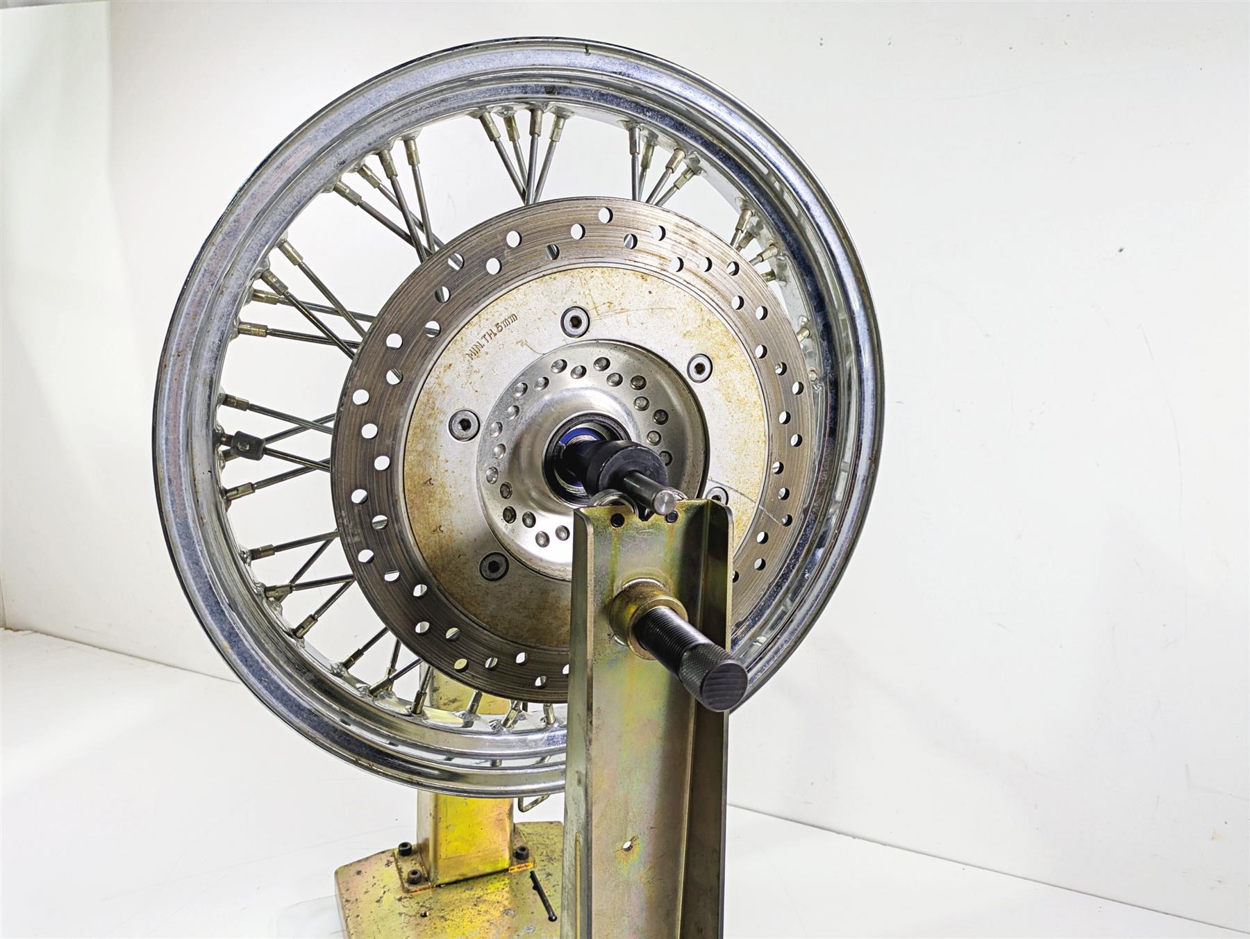 2001 Honda VT750 Shadow Ace 17x3 Spoke Front Wheel 44650-MBA-020 {{ shop.shopifyCountryName }} - Mototech271