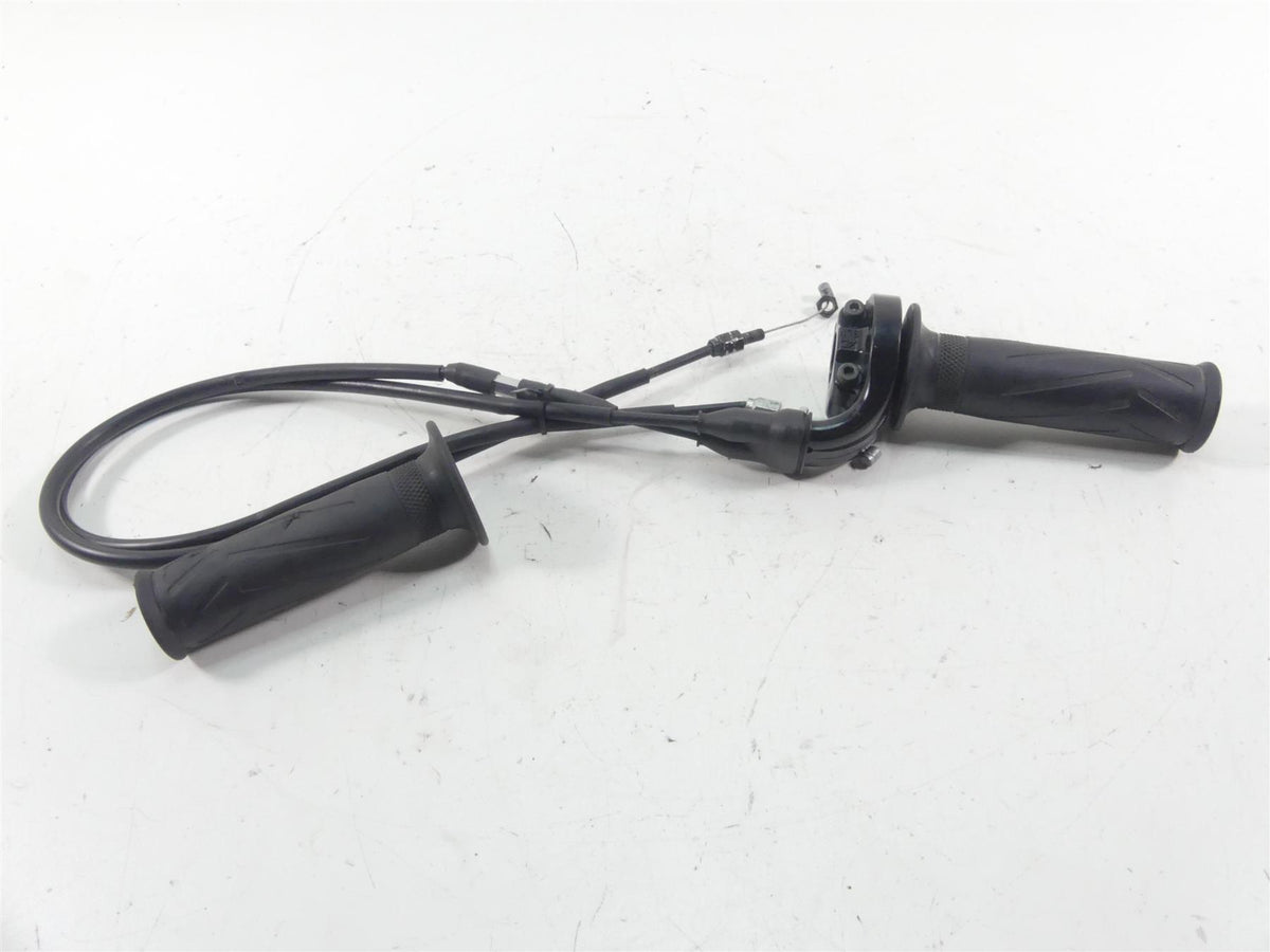 2008 Yamaha FZ1 Fazer Hand Throttle Grip Cable Set 4YR-26240-02-00 4YR-26240-03 {{ shop.shopifyCountryName }} - Mototech271