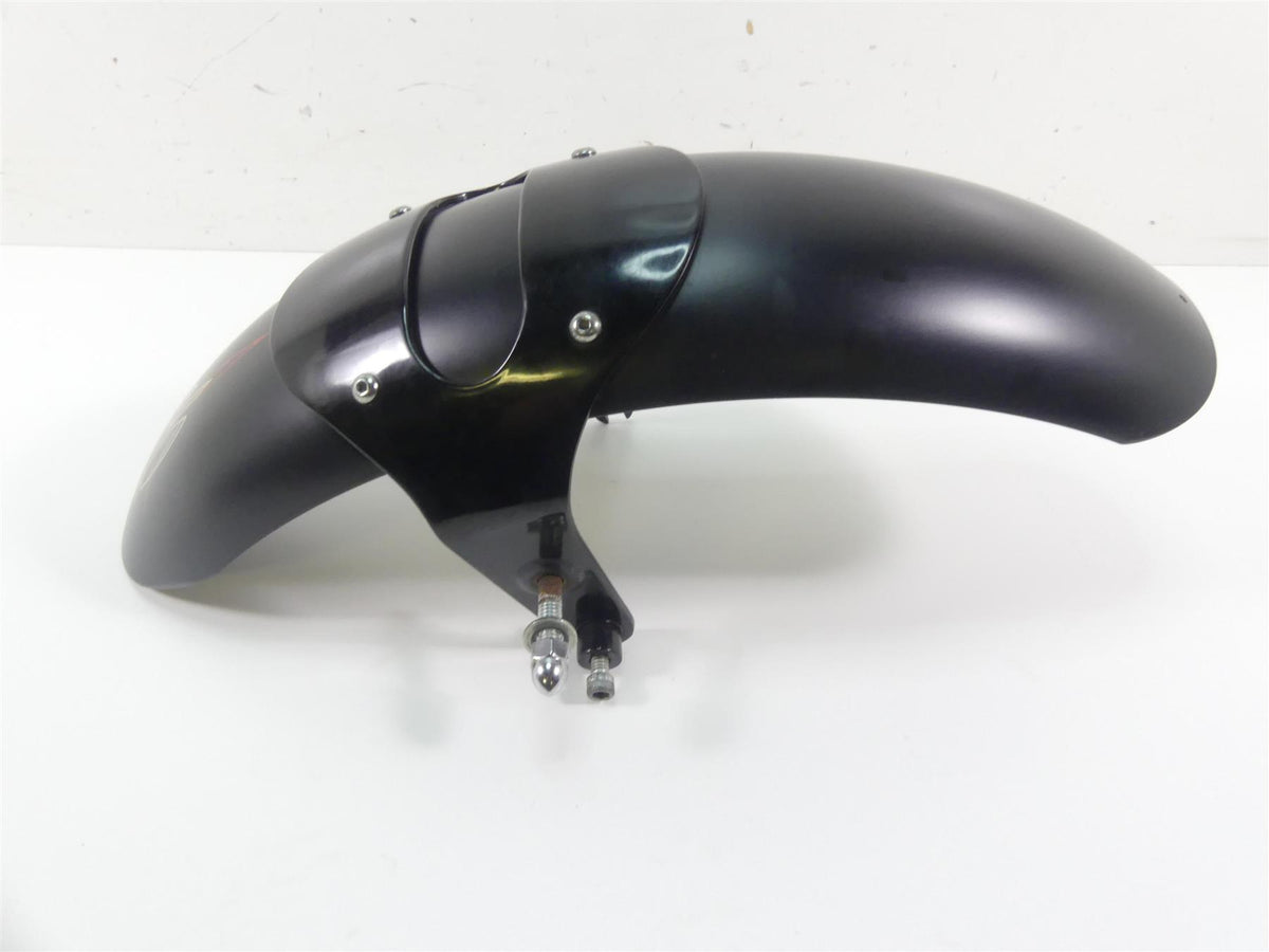 2008 Harley Softail FLSTSB Cross Bones Front Fender Black Denim 59495-08BEO {{ shop.shopifyCountryName }} - Mototech271