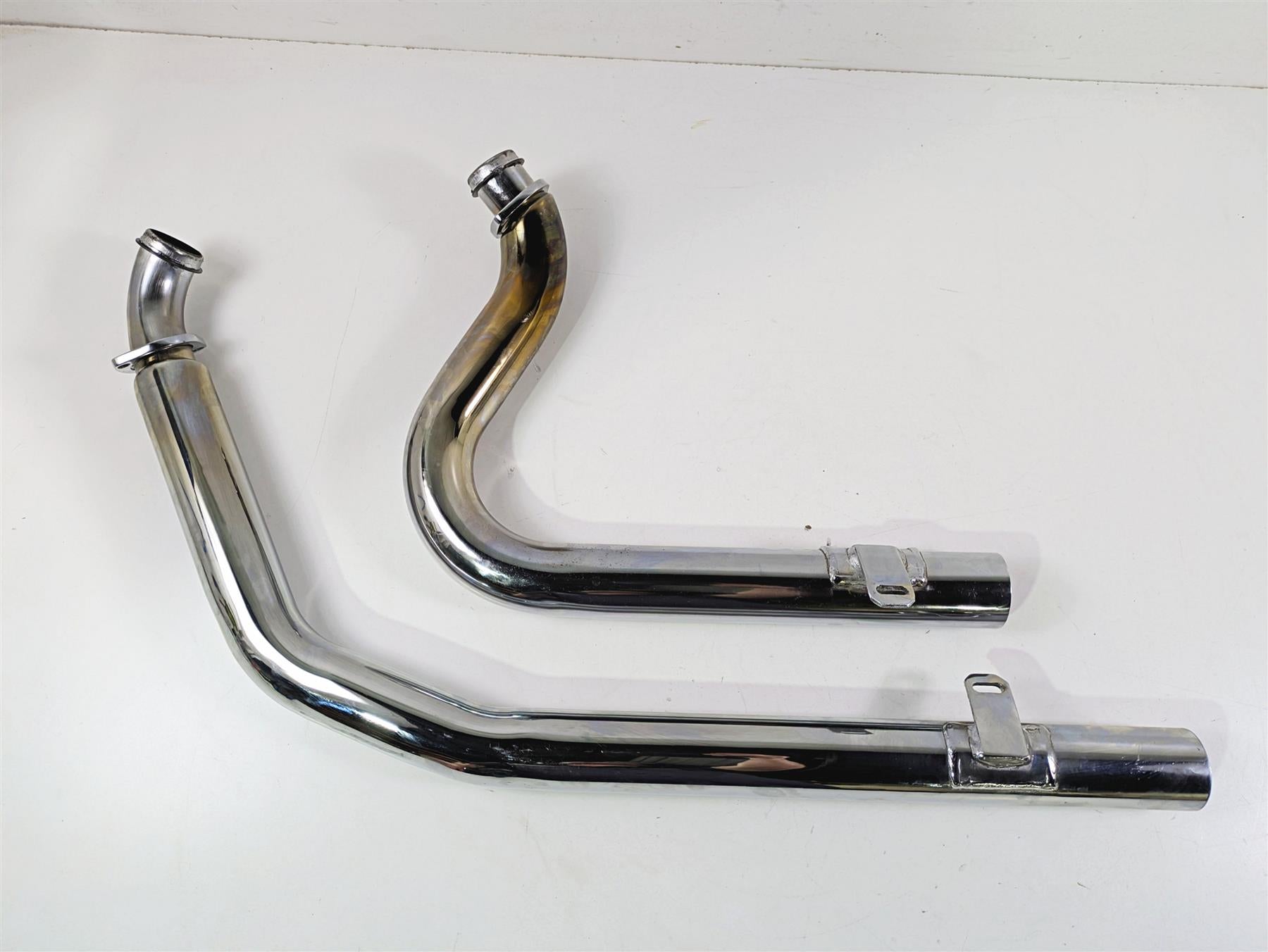 2008 Ultima Motorcycles Fat Bastard Straight Chrome Pipe Exhaust System {{ shop.shopifyCountryName }} - Mototech271