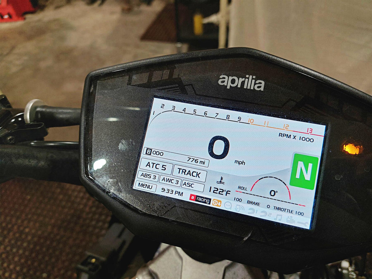2020 Aprilia Tuono V4 Factory Gauges 776mi Cdi Ignition Key Lock Set 2B003549 {{ shop.shopifyCountryName }} - Mototech271