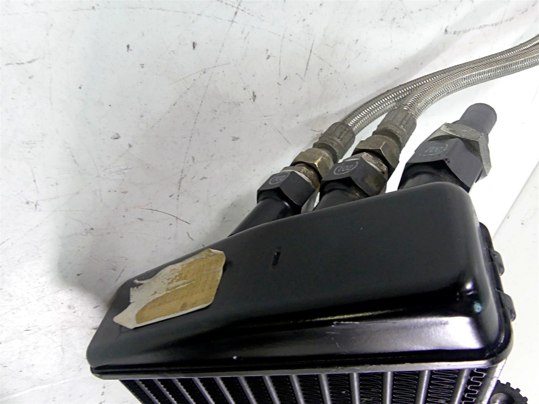 2013 Ducati Diavel Red Oil Cooler Radiator & Lines Set 54840941C {{ shop.shopifyCountryName }} - Mototech271