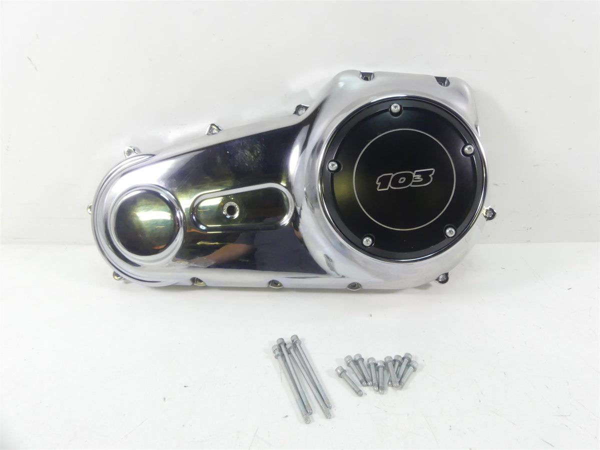 2014 Harley FXDL Dyna Low Rider Outer Primary Drive Cover Mid Ctrl 60761-06 {{ shop.shopifyCountryName }} - Mototech271