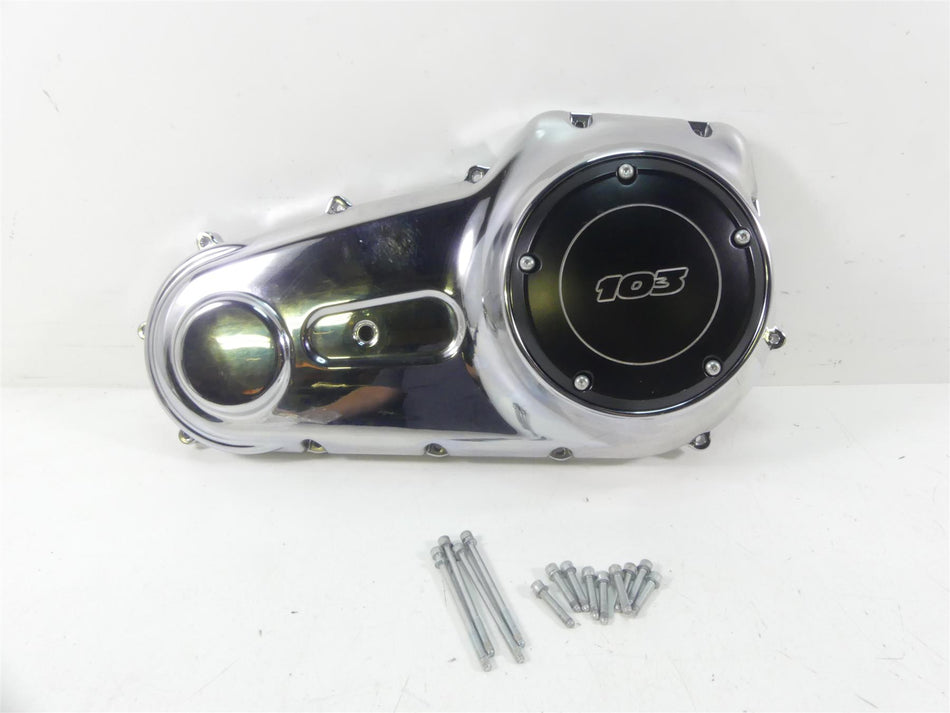 2014 Harley FXDL Dyna Low Rider Outer Primary Drive Cover Mid Ctrl 60761-06 {{ shop.shopifyCountryName }} - Mototech271