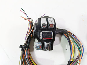 2010 Harley Touring FLHTK Electra Glide Hand Control Switch Set 12" 71682-06A