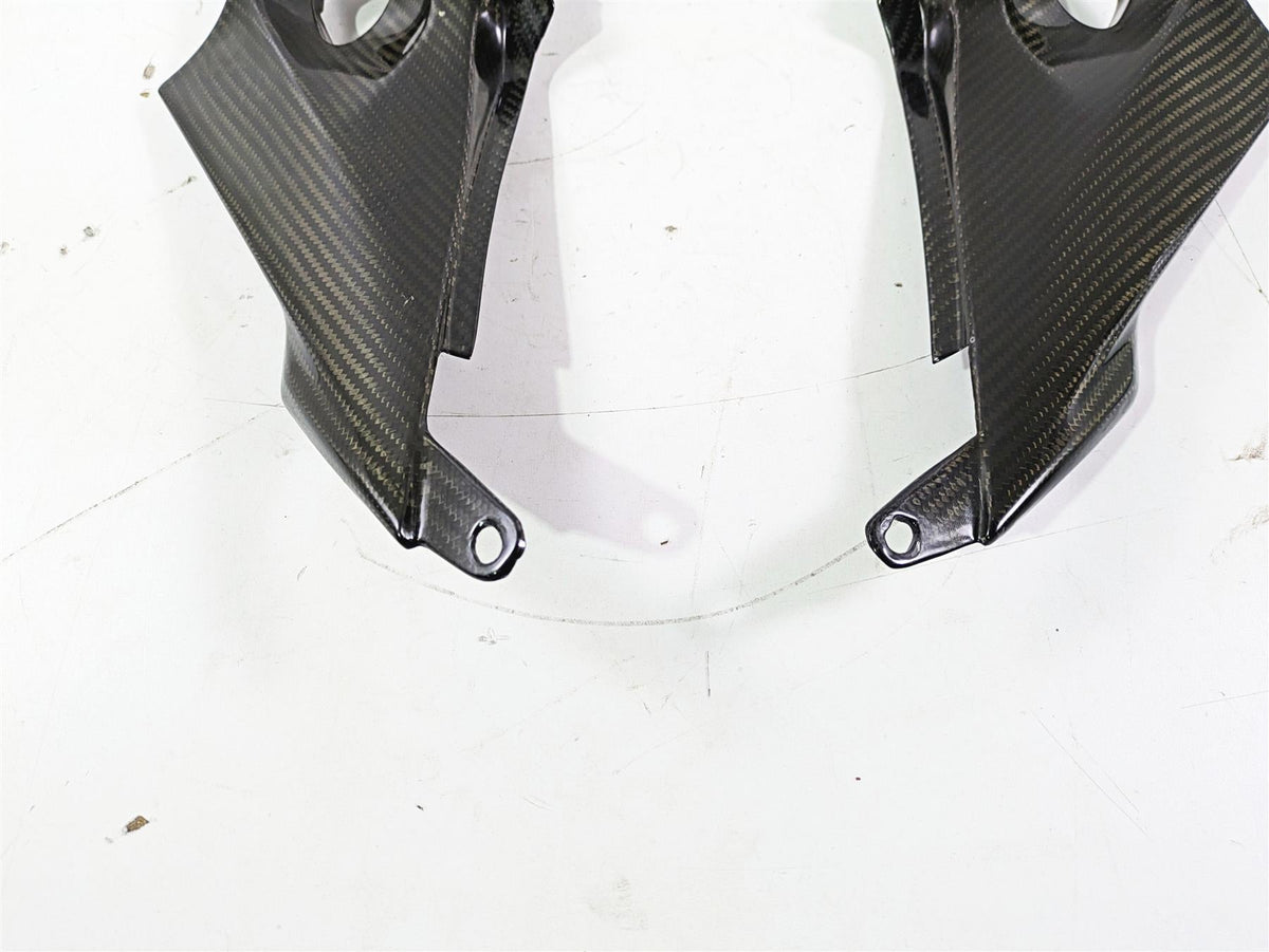 2017 BMW S1000RR K46 Left Right Carbon Fiber Tank Trim Fairing Cover Set {{ shop.shopifyCountryName }} - Mototech271