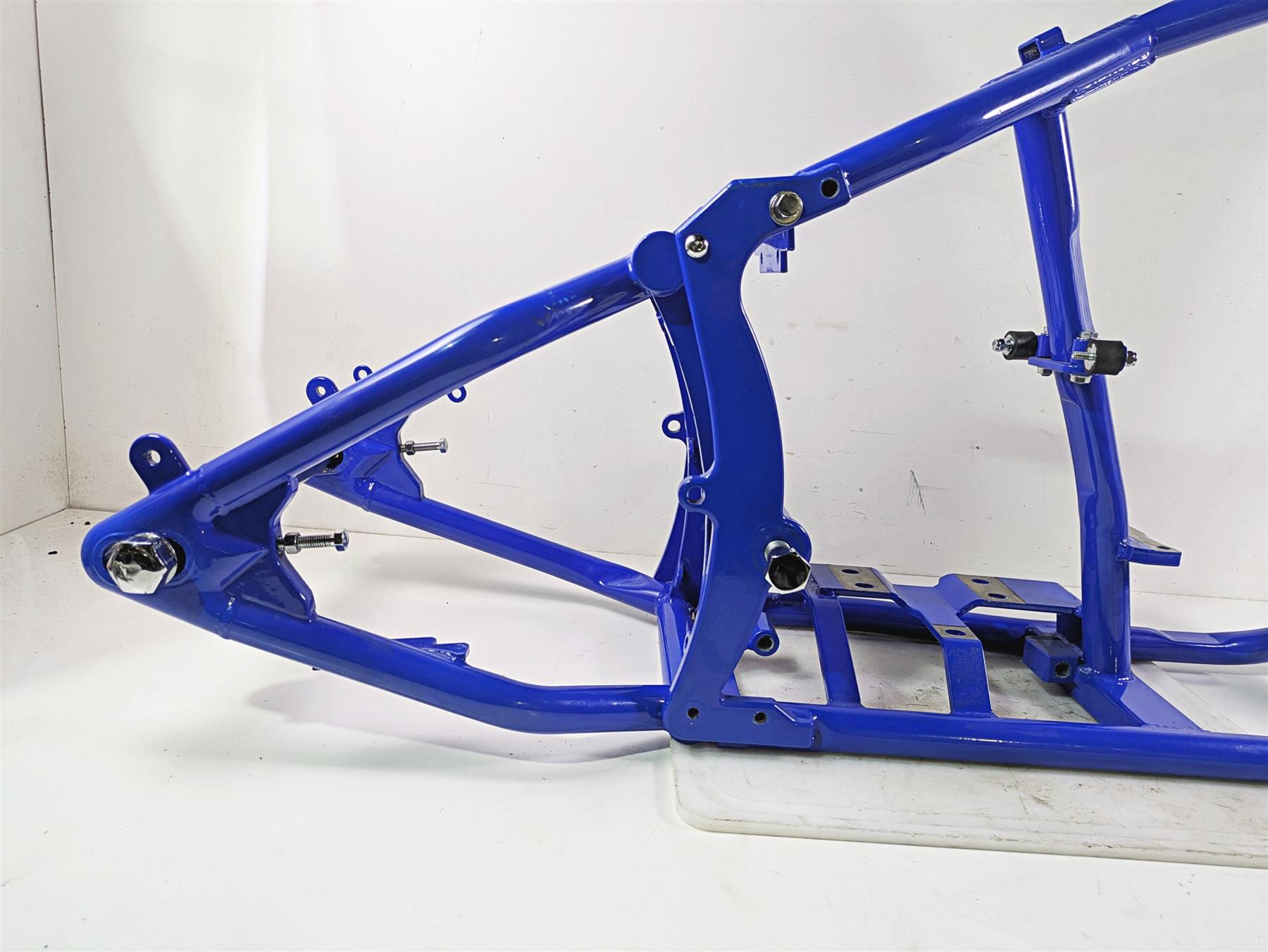 2008 Ultima Motorcycles Fat Bastard Straight Blue Main Frame Swingarm Set With Manufacturers Statement Of Origin {{ shop.shopifyCountryName }} - Mototech271