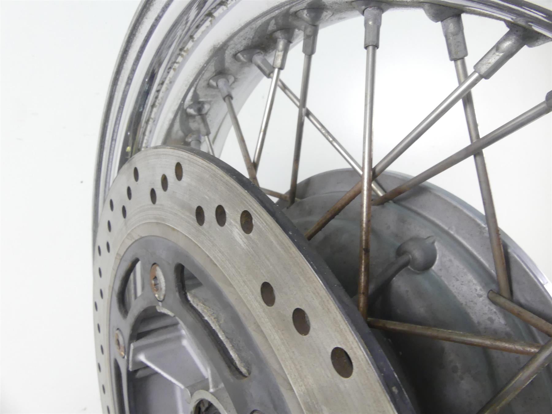 2001 Moto Guzzi California Sp 1100 Straight 17x3.5 Rear Wheel Rim GU03630640 {{ shop.shopifyCountryName }} - Mototech271