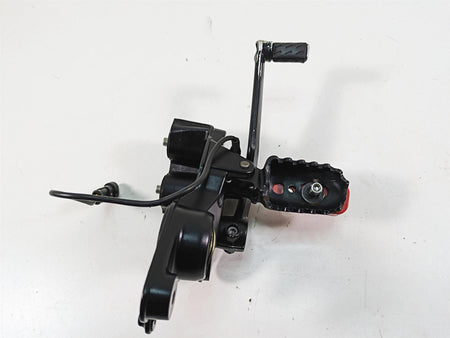 2011 Ducati Hypermotard 1100 Evo SP Front Right Footpeg & Brake Pedal 82411661AB {{ shop.shopifyCountryName }} - Mototech271