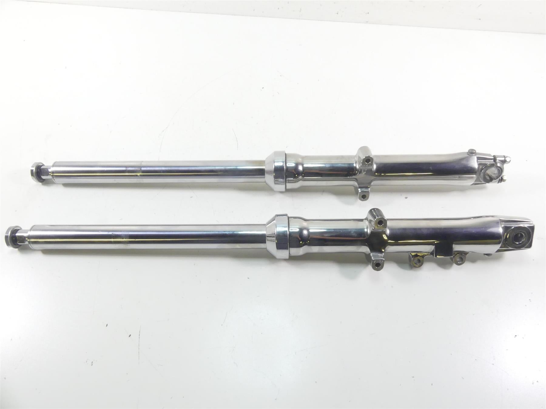 2004 Harley FXDWGI Dyna Wide Glide Chrome Front Fork Leg Set - Read 46004-00 {{ shop.shopifyCountryName }} - Mototech271