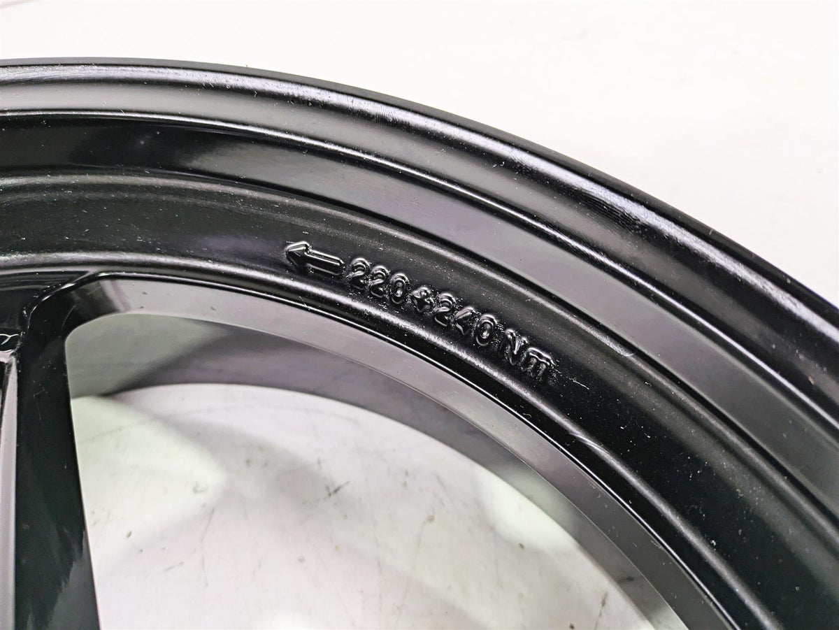 2022 MV Agusta F3 800 Rosso Straight Black Rear Wheel Rim 17x5.5 80A0C3289 {{ shop.shopifyCountryName }} - Mototech271