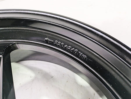 2022 MV Agusta F3 800 Rosso Straight Black Rear Wheel Rim 17x5.5 80A0C3289 {{ shop.shopifyCountryName }} - Mototech271