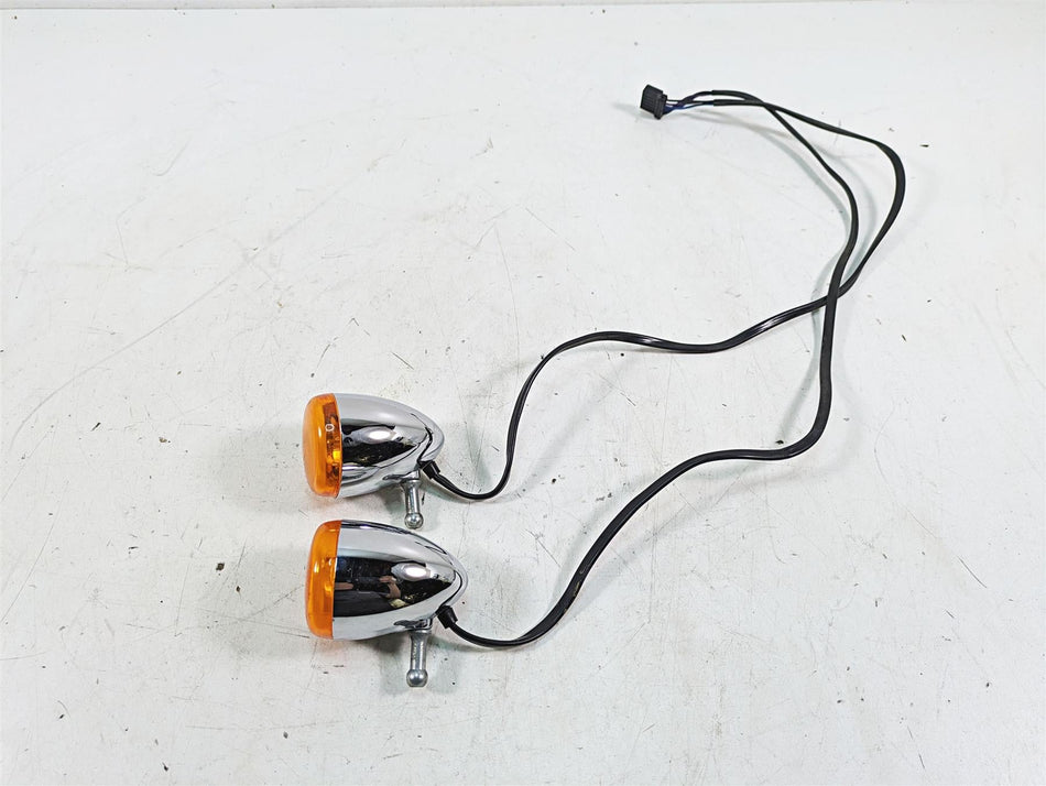 2007 Harley Sportster XL1200 C Front Turn Signal Blinker Set 68972-00 {{ shop.shopifyCountryName }} - Mototech271
