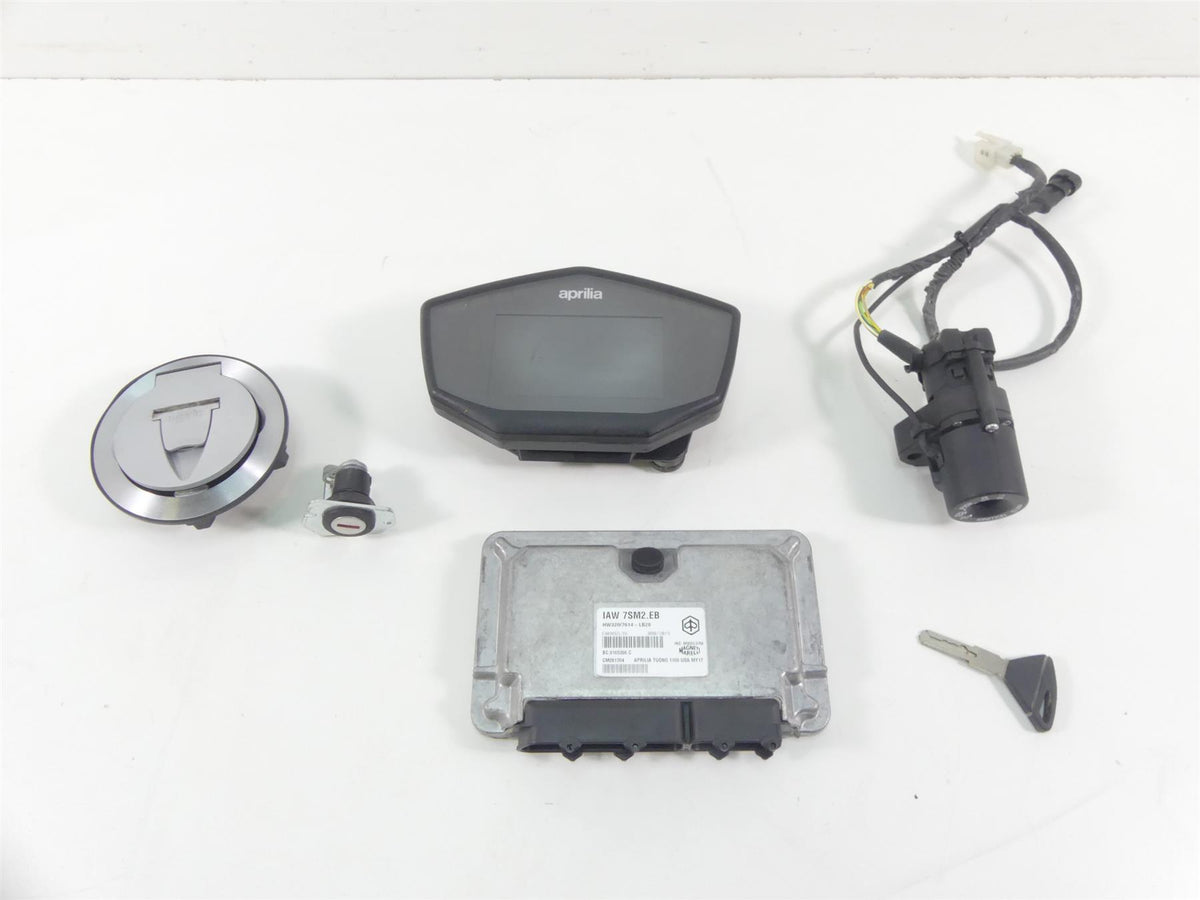 2019 Aprilia Tuono V4 RR Factory Speedometer Cdi Ignition Key Lock Set 2B003549 {{ shop.shopifyCountryName }} - Mototech271