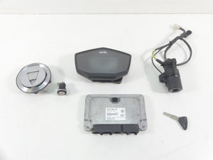 2019 Aprilia Tuono V4 RR Factory Speedometer Cdi Ignition Key Lock Set 2B003549