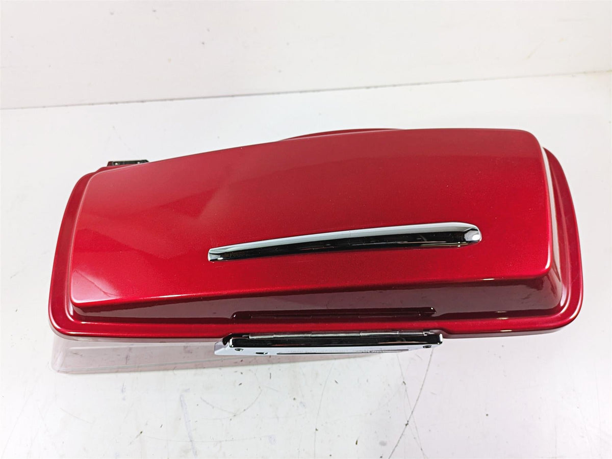 2007 Harley Touring FLHTCU SE CVO E-Glide Right Saddlebag Cherry Black Ice 88277-07 {{ shop.shopifyCountryName }} - Mototech271
