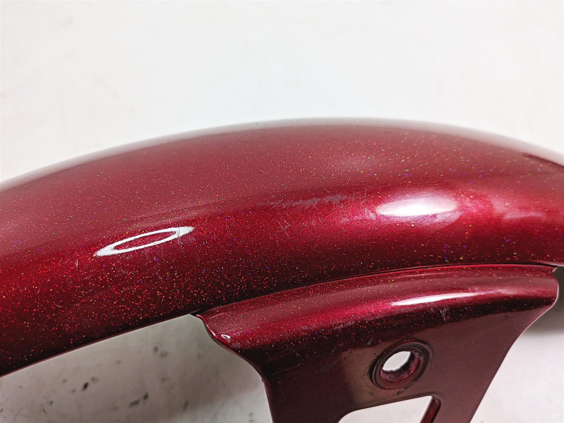 1999 Harley FXSTS Softail Springer Front Fender Red Pearl Custom Paint 59176-96A {{ shop.shopifyCountryName }} - Mototech271