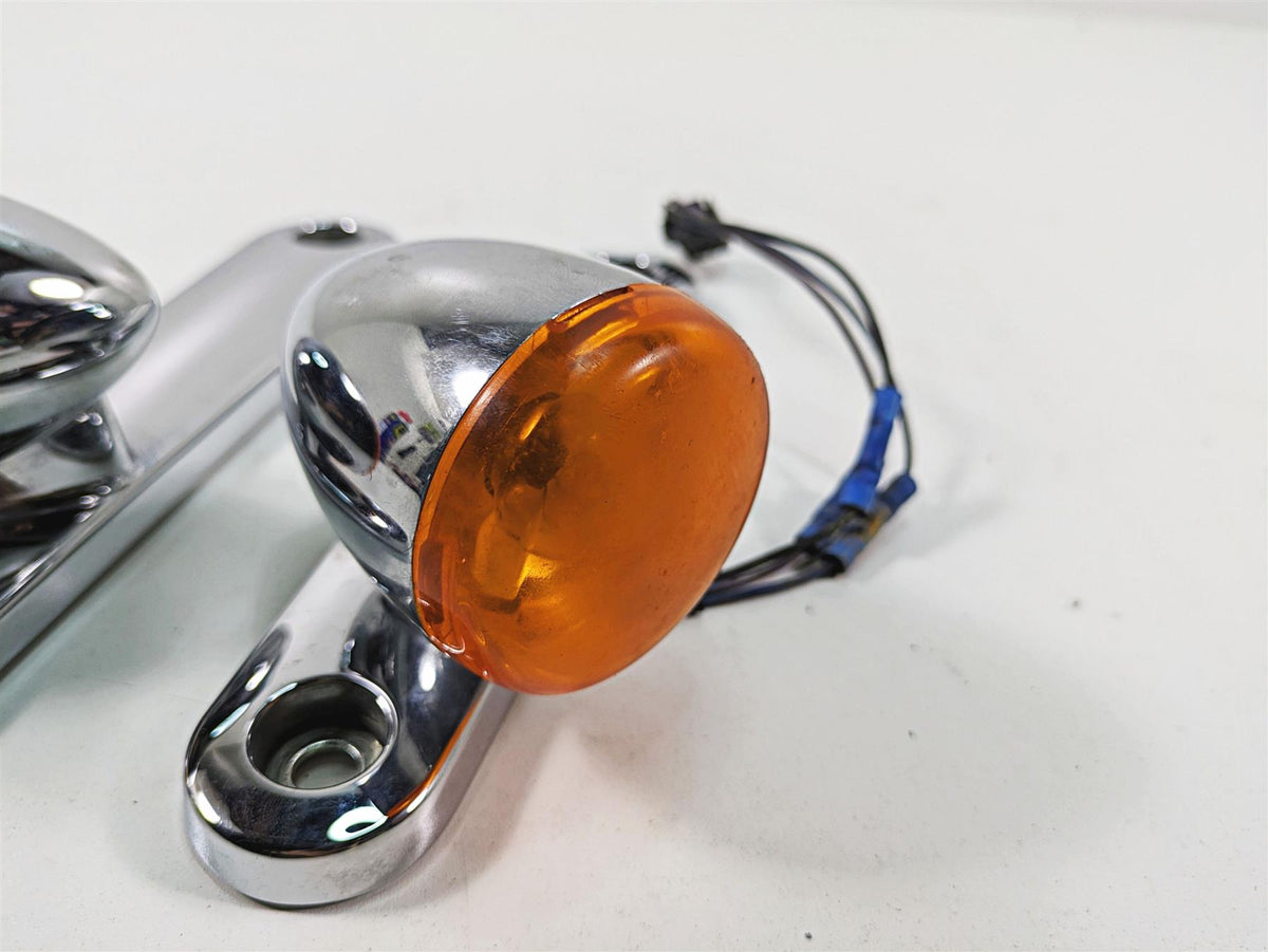 2006 Harley Touring FLHXI Street Glide Front Blinker Turn Signal Set 69278-06 {{ shop.shopifyCountryName }} - Mototech271