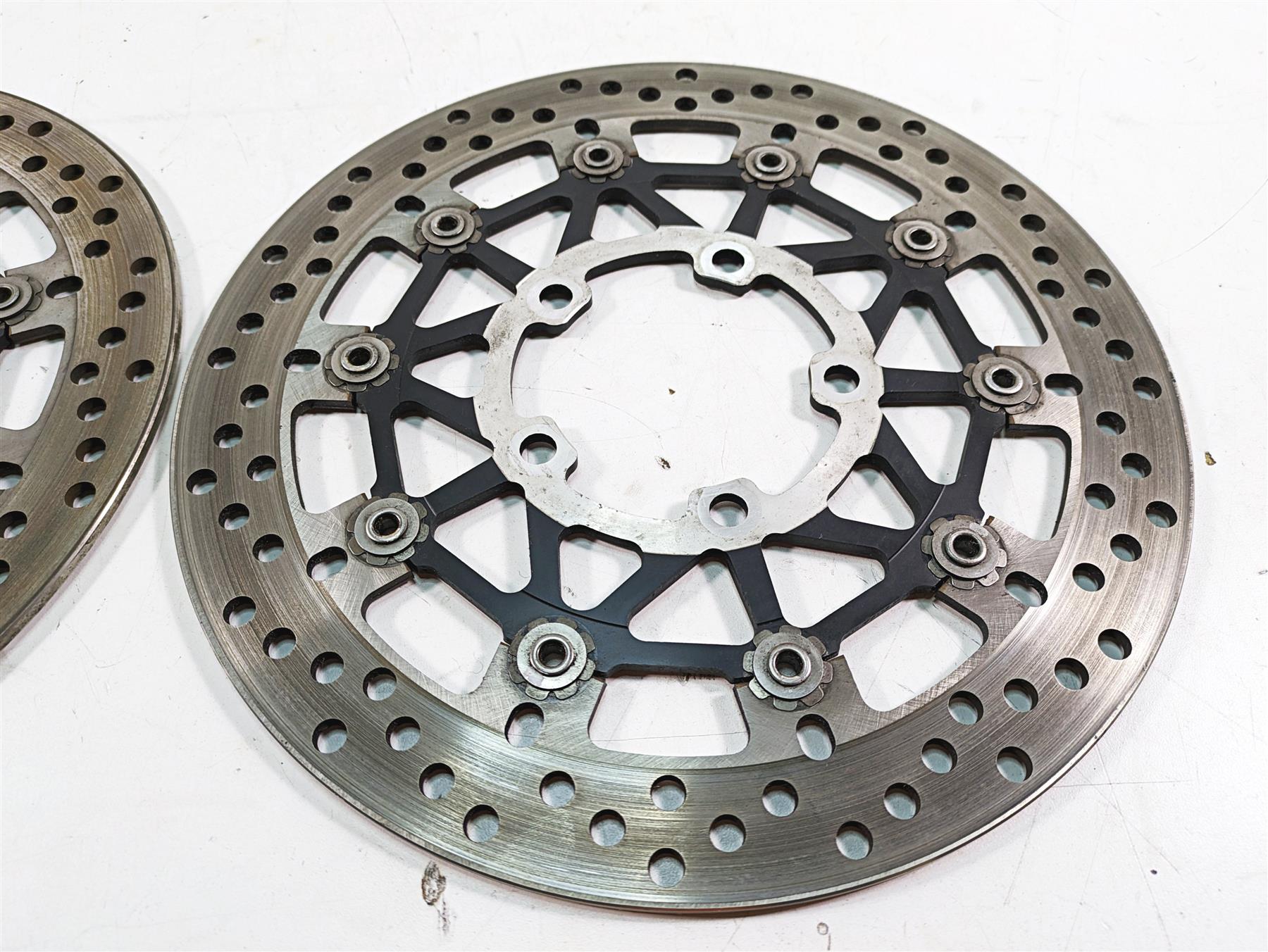 2012 Triumph Tiger 800XC ABS Brembo Front Brake Disc Rotor Set T2024400 {{ shop.shopifyCountryName }} - Mototech271