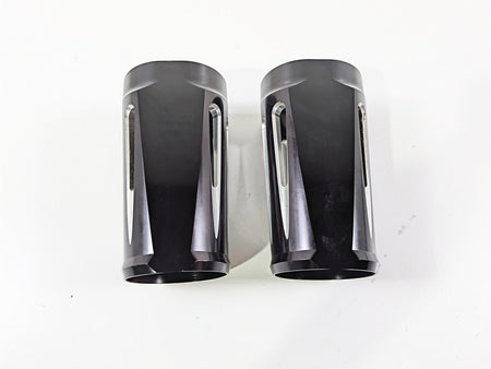 1993 Harley Touring FLHTCU Electra Glide Deep Cut Aluminum Fork Covers Aftermarket {{ shop.shopifyCountryName }} - Mototech271