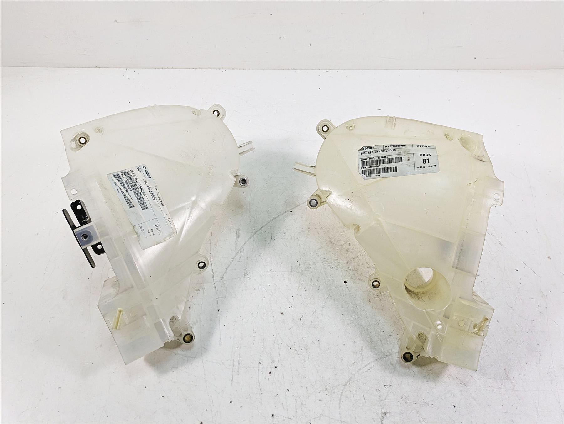 2014 Harley Touring FLHTK Electra Glide Front Speaker Box Housing Set 57000327DH {{ shop.shopifyCountryName }} - Mototech271
