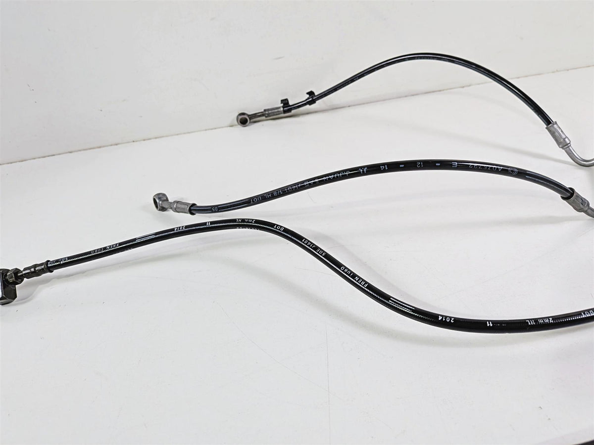 2015 KTM 1290 R Super Duke Abs Front & Rear Brake Line Hose Set 61342003000-Mototech271