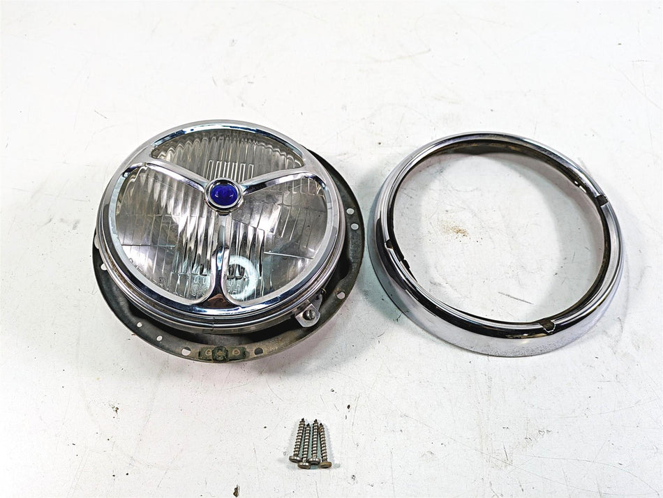 1999 Harley Touring FLHTC Electra Glide Headlight Head Light Lamp 67702-81C {{ shop.shopifyCountryName }} - Mototech271
