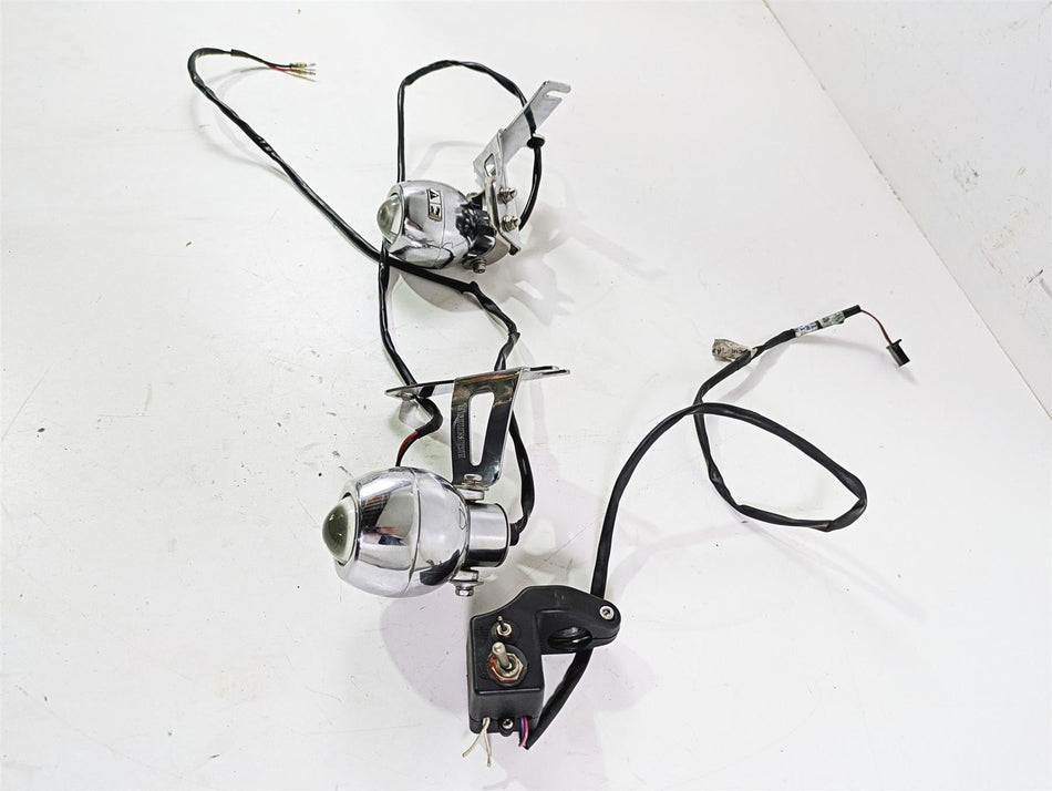 2006 Triumph Rocket 3 Oem Fog Lights Spot Light + Mounts & Switch -Read A9738110 {{ shop.shopifyCountryName }} - Mototech271
