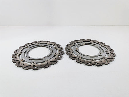 2008 Yamaha YZF R1 RN19 Voodoo Wave Front Brake Disc Rotor Set 4C8-2581T-00-00 {{ shop.shopifyCountryName }} - Mototech271