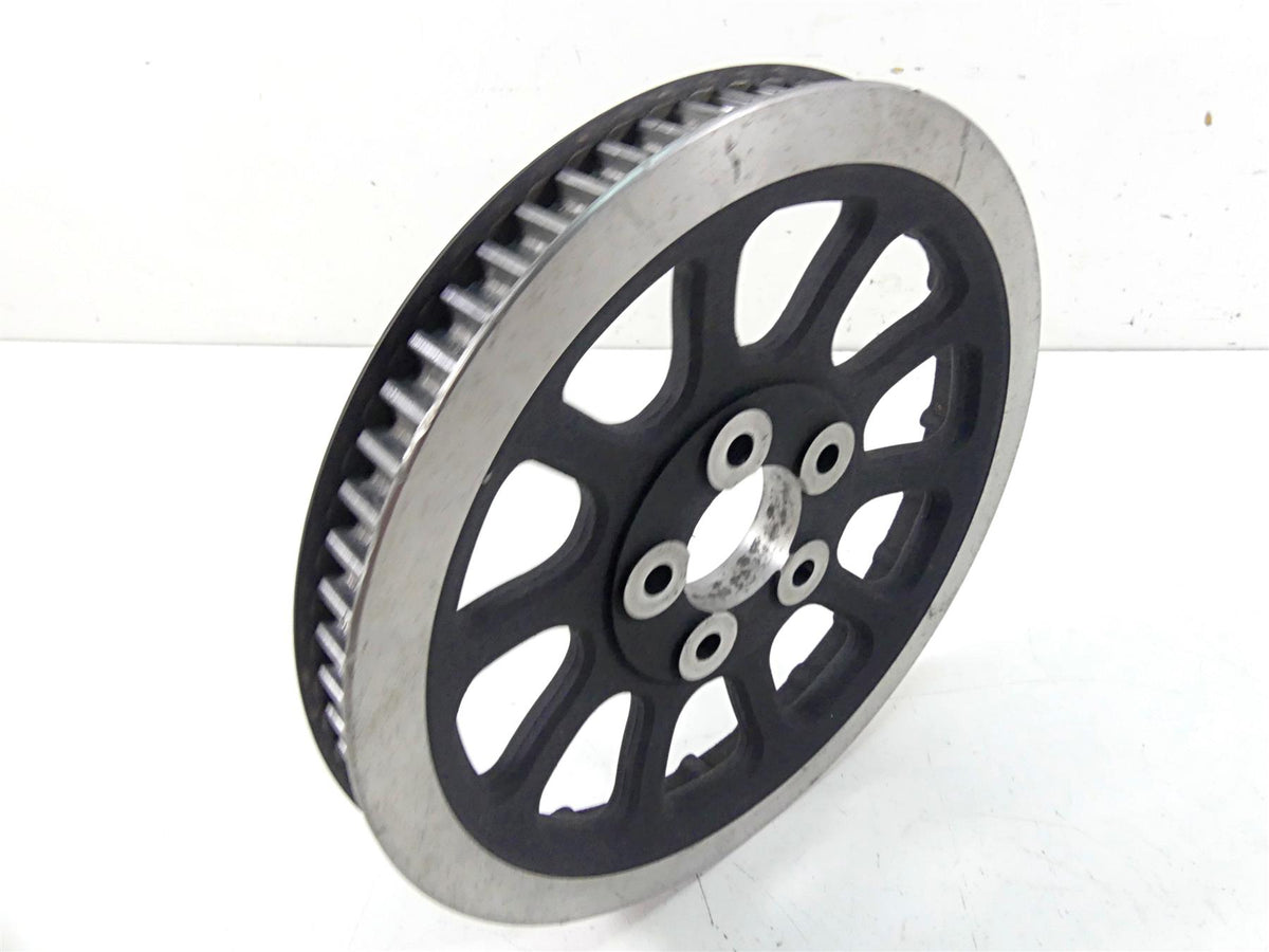 2007 Harley Touring FLHRC Road King Rear Drive Belt Pulley 66T - Read 37781-07 {{ shop.shopifyCountryName }} - Mototech271