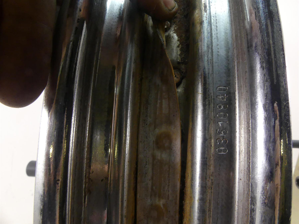 2001 Moto Guzzi California Sp 1100 Straight 18x2.5 Front Wheel Rim GU03610340 {{ shop.shopifyCountryName }} - Mototech271