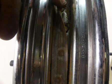 2001 Moto Guzzi California Sp 1100 Straight 18x2.5 Front Wheel Rim GU03610340 {{ shop.shopifyCountryName }} - Mototech271