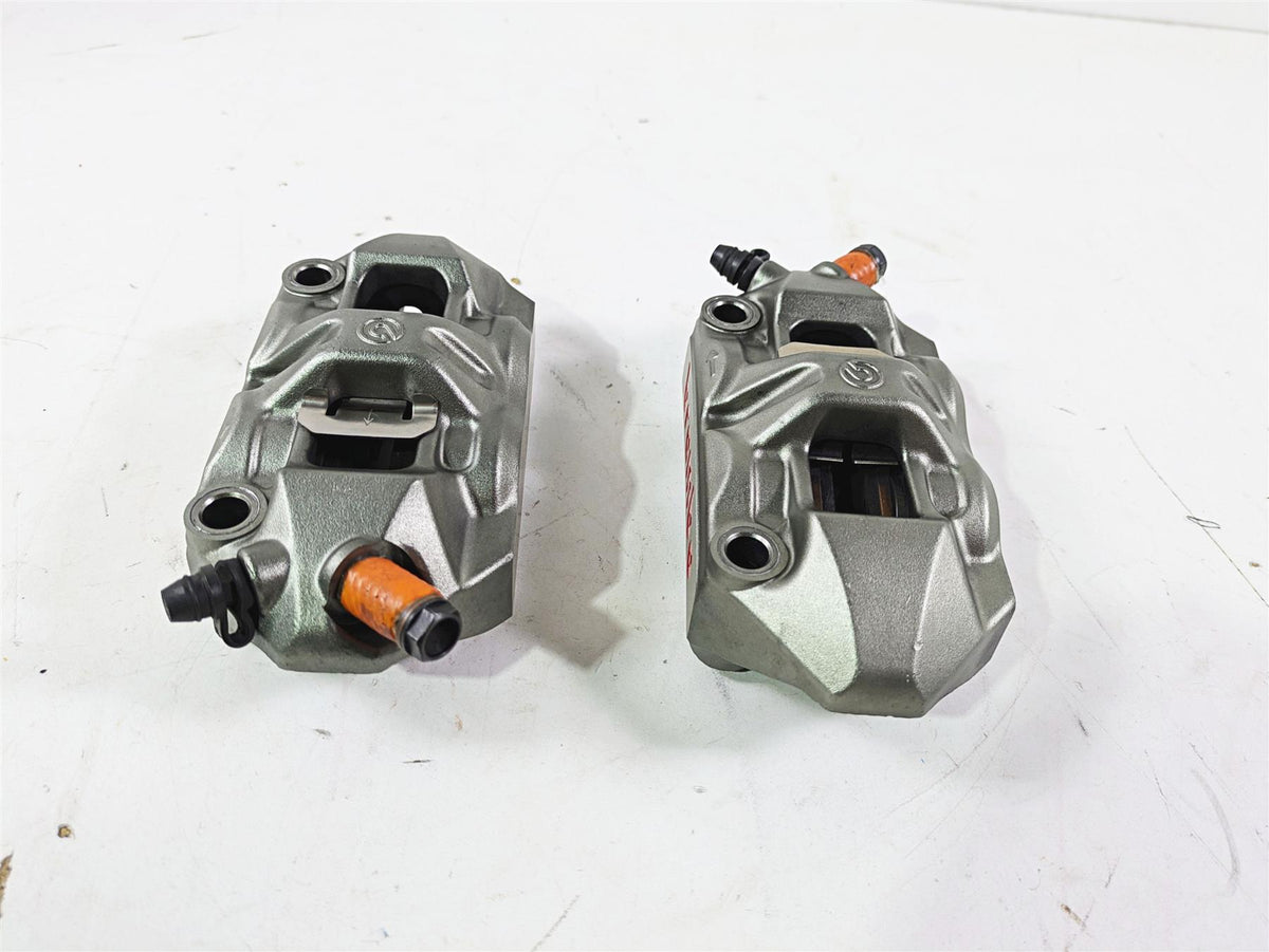 2008 Ducati SBK 1098 S Brembo Front Brake Caliper 100mm Set 61040901A 61040911A {{ shop.shopifyCountryName }} - Mototech271