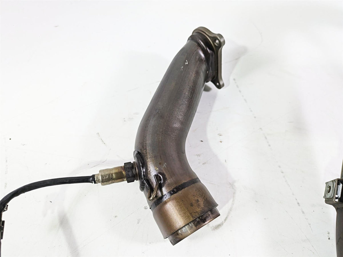 2018 Ducati Hypermotard 939 SP Exhaust Header & Servo Motor 57013292B 59340393A {{ shop.shopifyCountryName }} - Mototech271