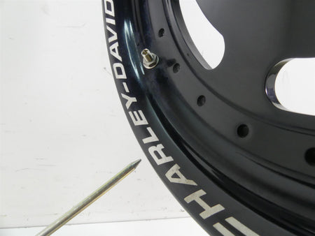 2014 Harley Dyna FXDF Fat Bob Straight Front Black Wheel Rim 16x3 43300254 {{ shop.shopifyCountryName }} - Mototech271