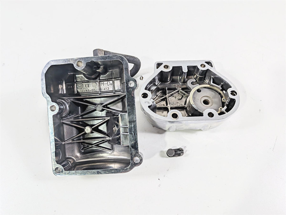 2000 Harley Touring FLHRCI Road King Transmission Chrome Cover Set 34465-98 {{ shop.shopifyCountryName }} - Mototech271