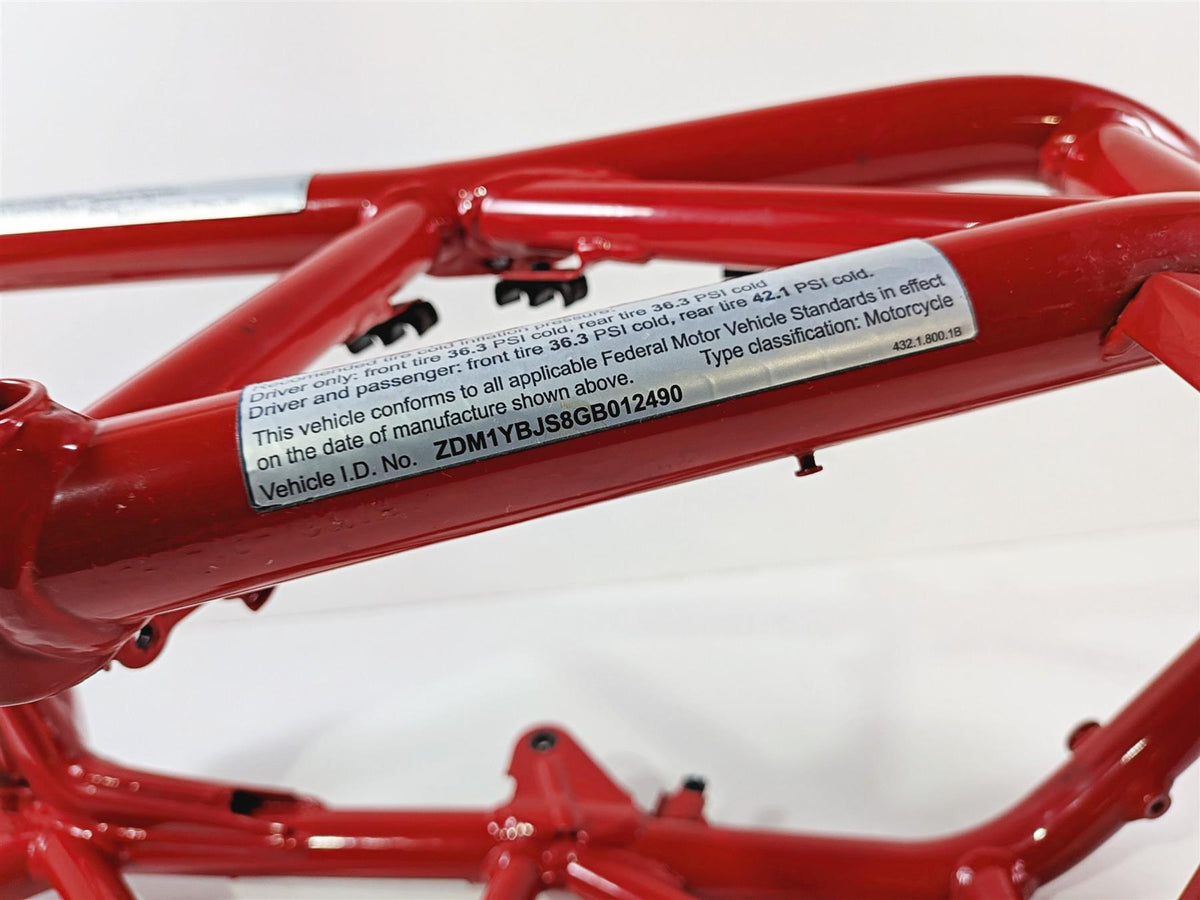 2016 Ducati Hypermotard 939 SP Straight Main Frame Chassis With Clean Virginia Title 47017931AA-Mototech271