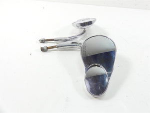 2008 Harley FXCWC Softail Rocker C Split Chrome Rear View Mirrors 91845-03B
