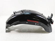 Load image into Gallery viewer, 2007 Harley Sportster XL1200 C Rear Fender Vivid Black Silver Stripe 59847-10 | Mototech271
