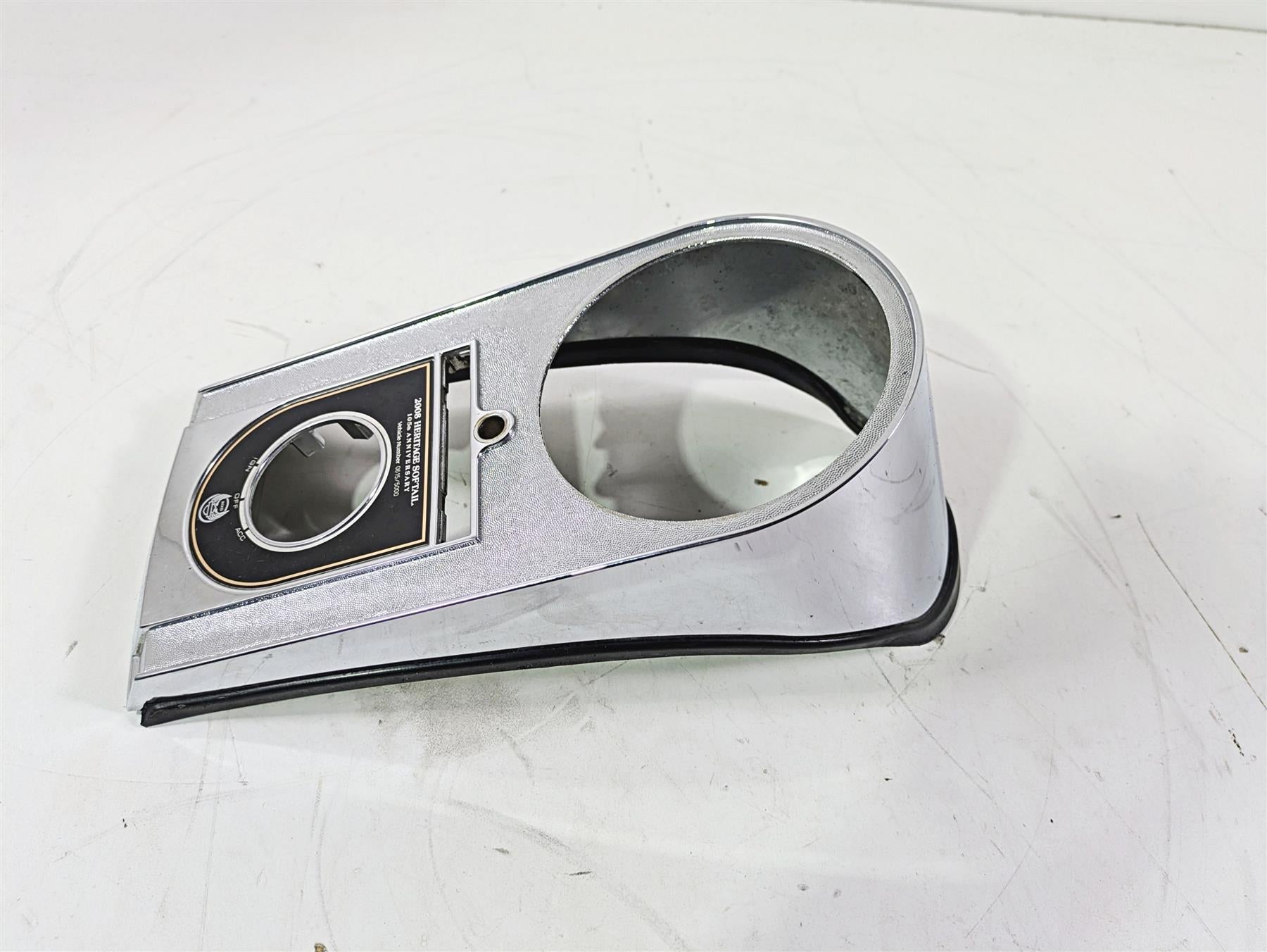 2008 Harley FLSTC 105TH Softail Heritage Fuel Tank Dash Cover Console 71273-00A | Mototech271