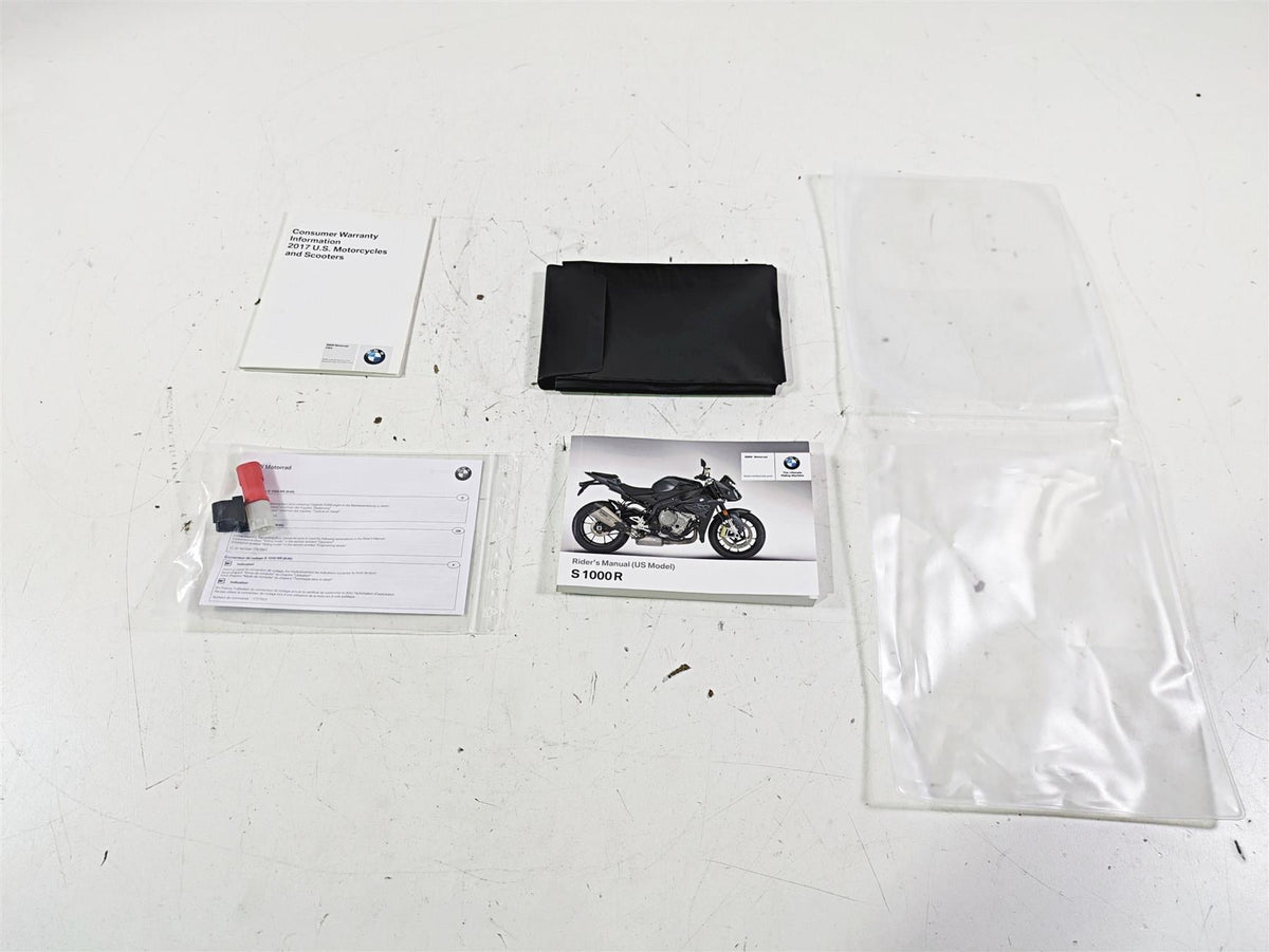 2017 BMW S1000R K47 Owners Manual Booklet & Bag Set 01408387927 {{ shop.shopifyCountryName }} - Mototech271