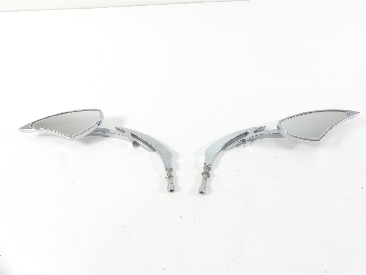 2012 Harley Touring FLHX Street Glide Aftermarket Chrome Rear View Mirror Set {{ shop.shopifyCountryName }} - Mototech271