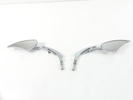 2012 Harley Touring FLHX Street Glide Aftermarket Chrome Rear View Mirror Set {{ shop.shopifyCountryName }} - Mototech271