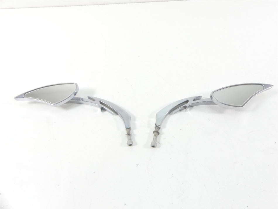 2012 Harley Touring FLHX Street Glide Aftermarket Chrome Rear View Mirror Set {{ shop.shopifyCountryName }} - Mototech271