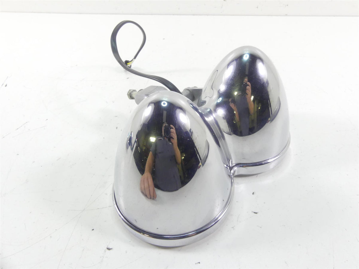 2009 Harley FXDF Dyna Fat Bob Headlight Head Light Bucket And Lens 69797-08 {{ shop.shopifyCountryName }} - Mototech271