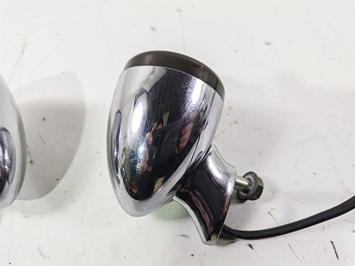 2007 Harley FXDWG Dyna Wide Glide Rear Smoked Led Blinkers Turn Signals 68977-00 {{ shop.shopifyCountryName }} - Mototech271