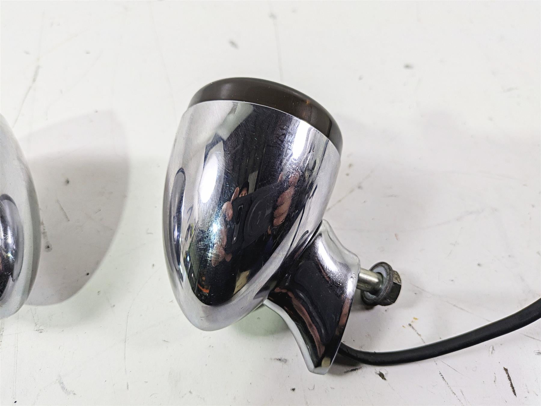 2007 Harley FXDWG Dyna Wide Glide Rear Smoked Led Blinkers Turn Signals 68977-00 {{ shop.shopifyCountryName }} - Mototech271